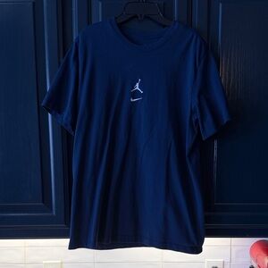 Jordan Nike Dark Blue Short Sleeve Tee men’s Large